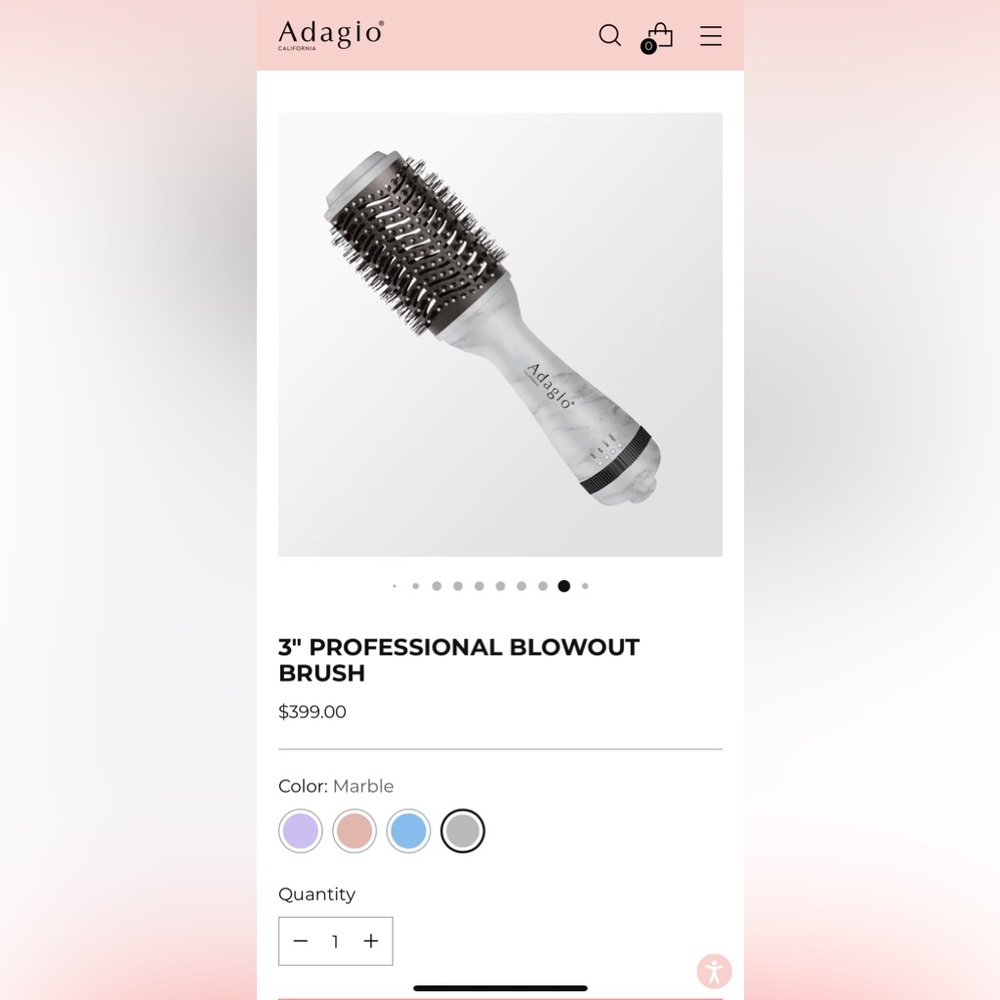 Adagio Blowout Brush 3”